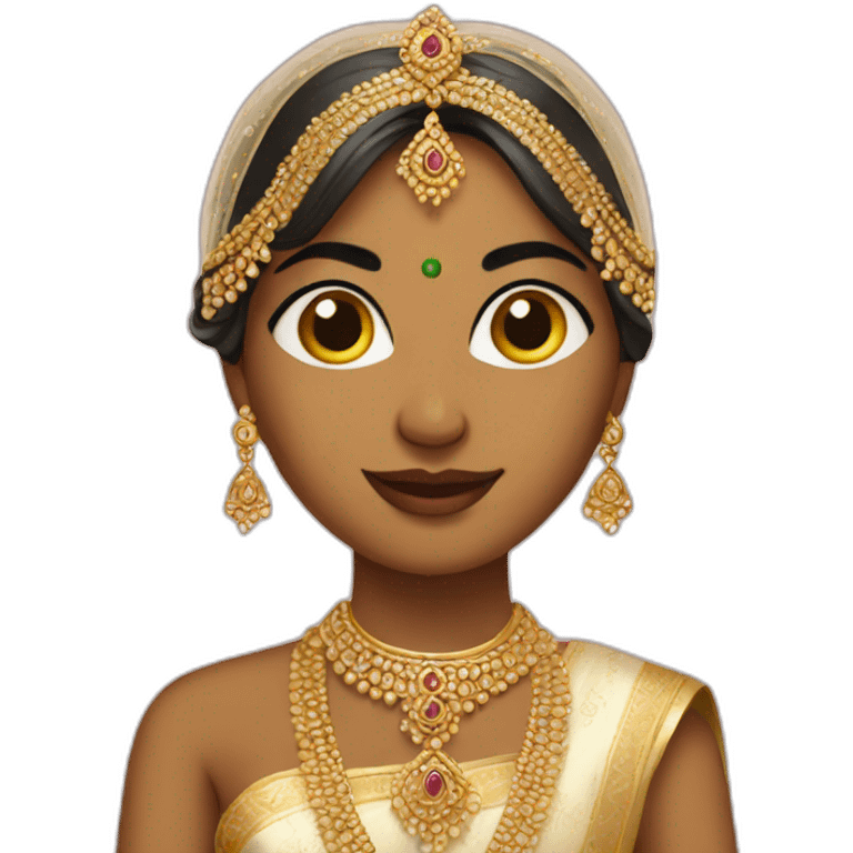 Indian bride  emoji