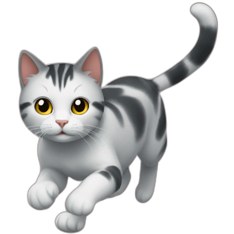 cat run emoji