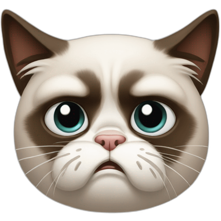 Grumpy cat emoji