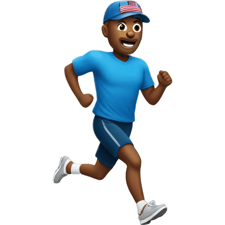 veteran running emoji