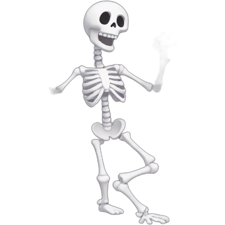 dancing skeleton emoji