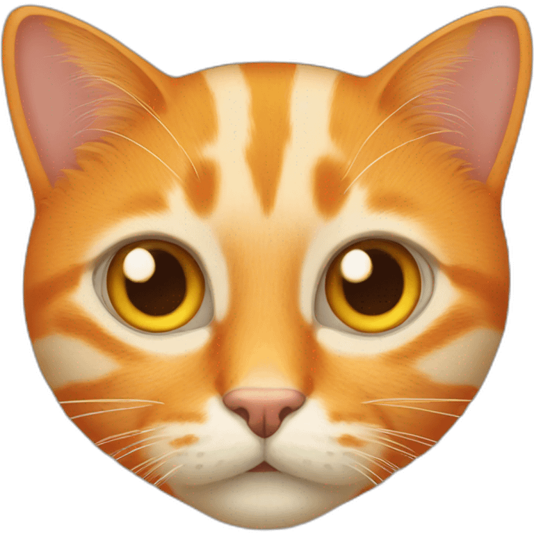 orange cat face emoji