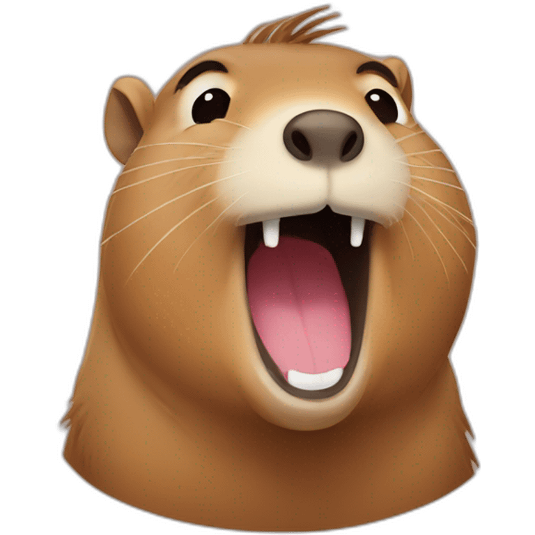 capybara cry laughing emoji