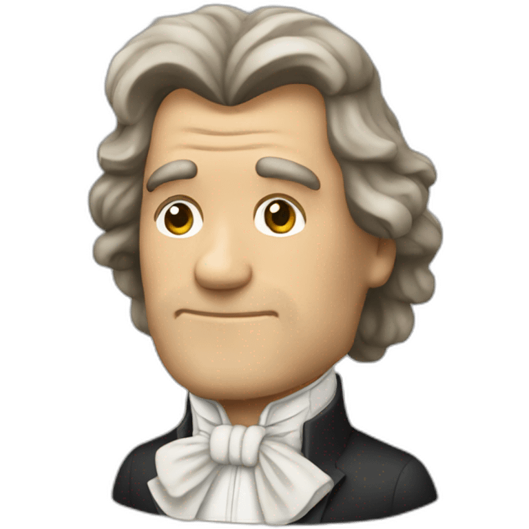 Beethoven trabajando emoji