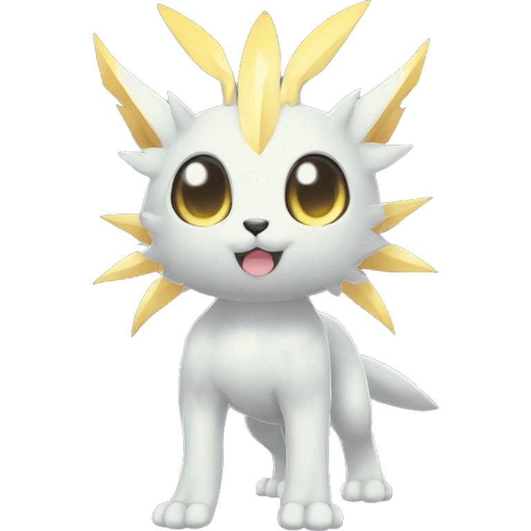 cute cool edgy sharp ethereal magical Digimon-Fakemon-animal full body emoji