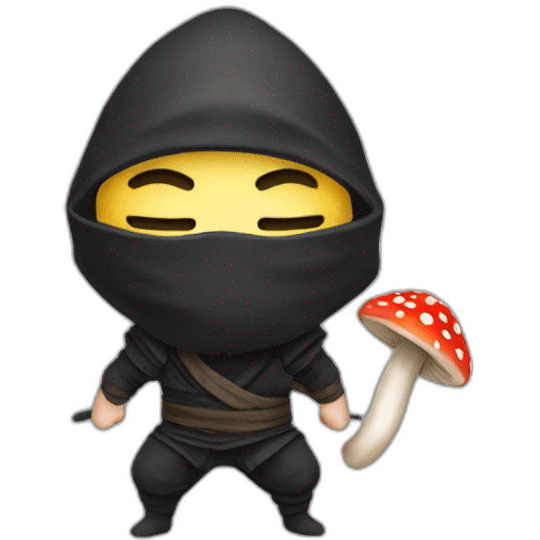 ninja-having-mushroom emoji