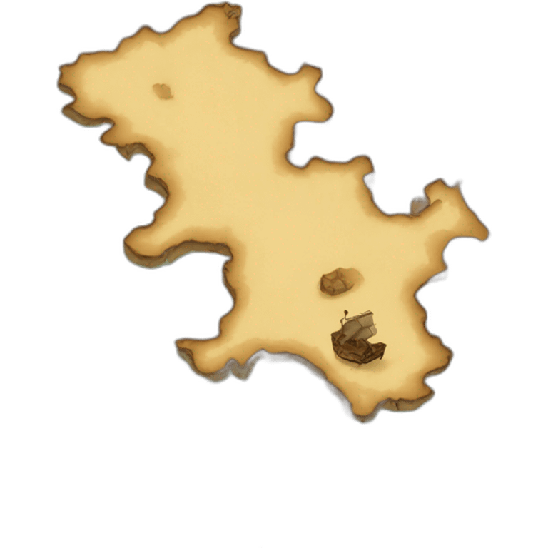 pirate map emoji