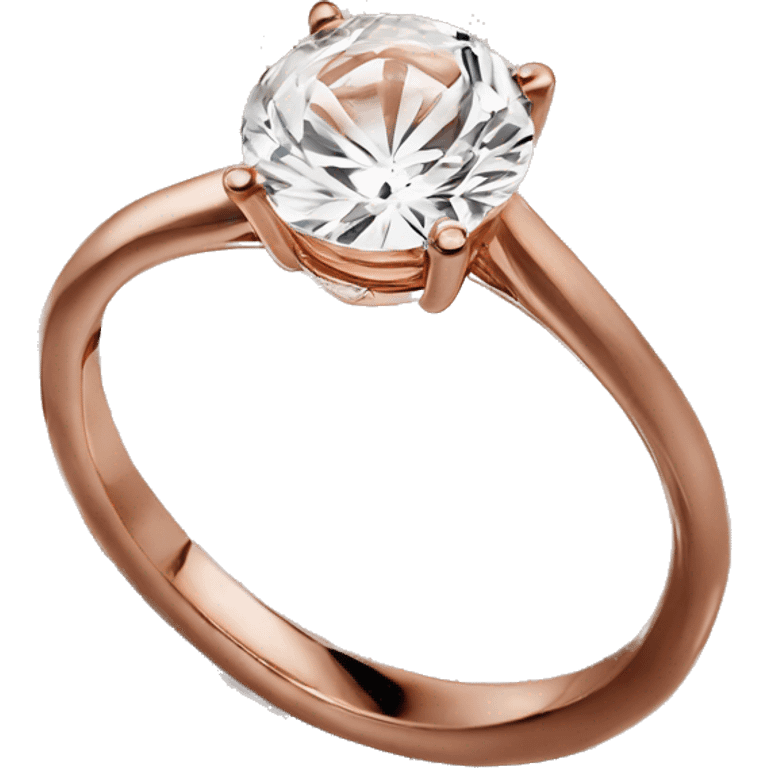 Cartier solitaire engagement ring Roségold  emoji