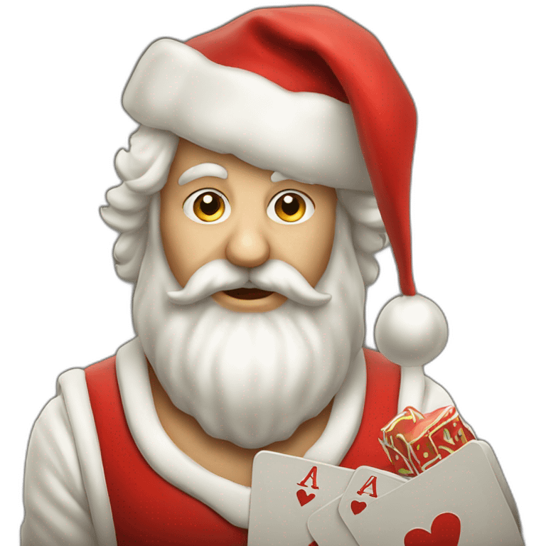 Babbo Natale poker emoji