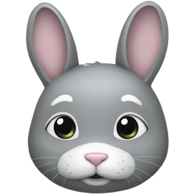 grey-bunny emoji