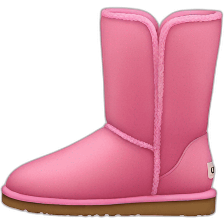 pink ugg boots emoji