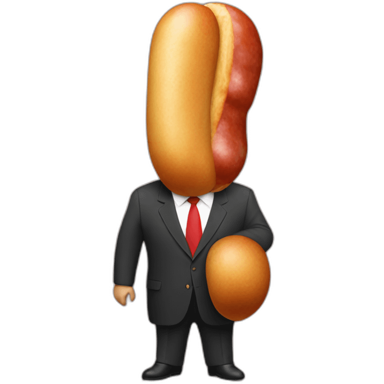 trump-holding-his-sausage emoji