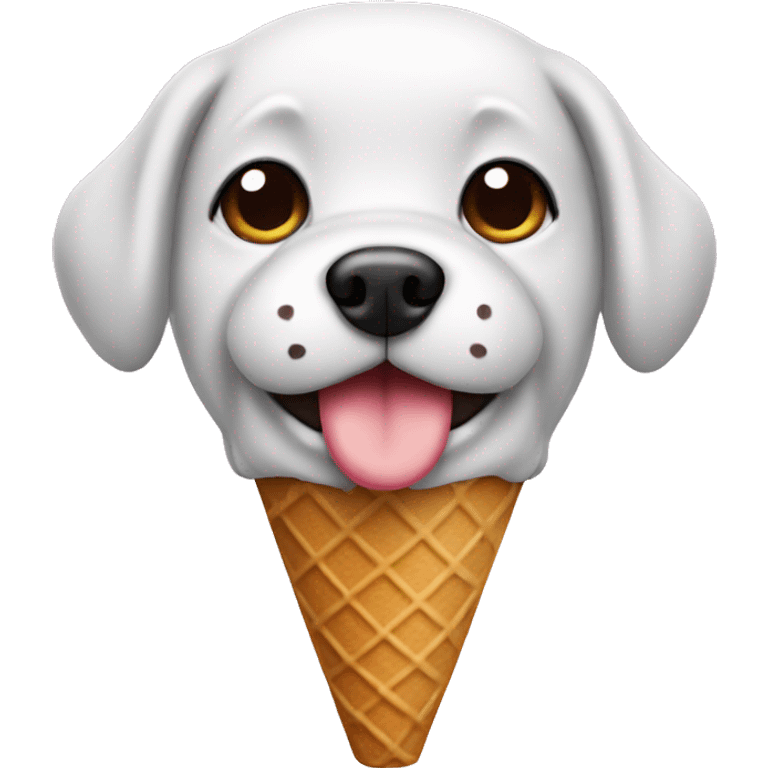 dog ice cream emoji