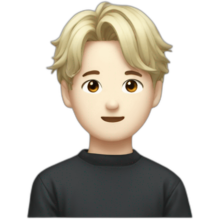 Suga of BTS emoji