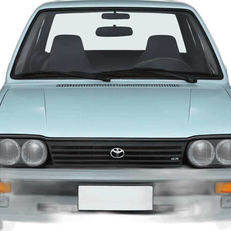 Toyota Corolla E30 front emoji