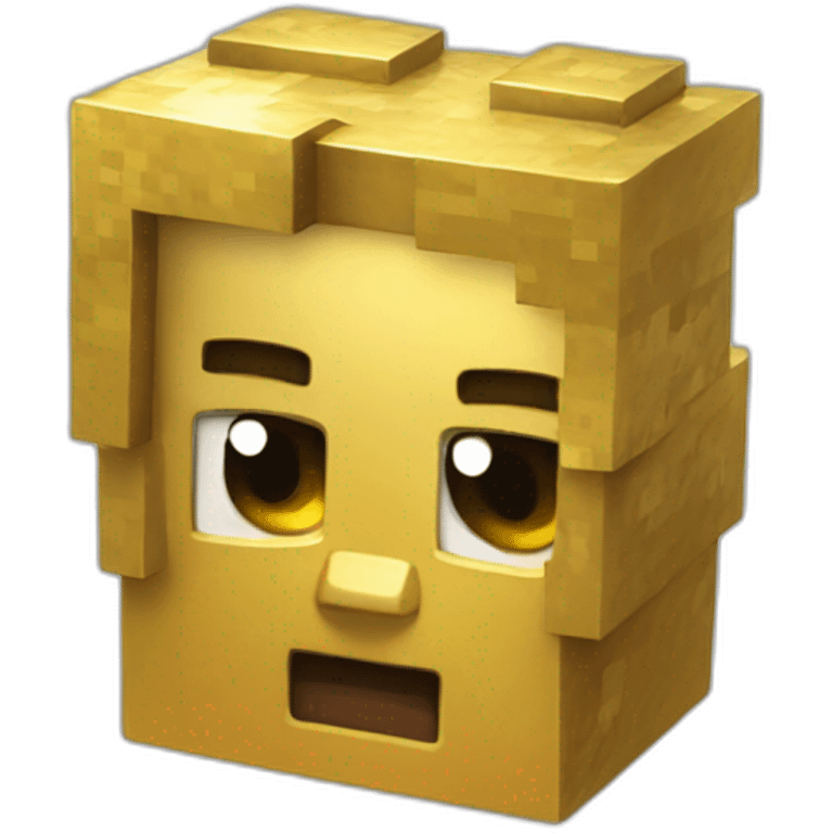 minecraft gold emoji