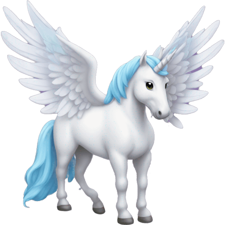 Winged unicorn emoji