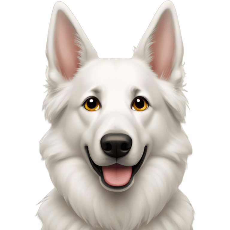 white shepherd emoji