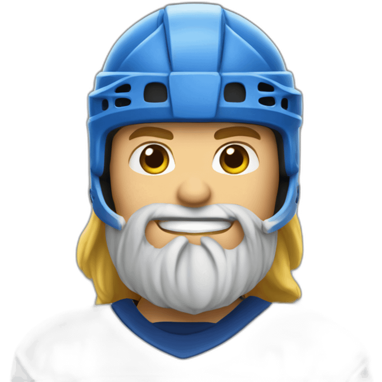 Viking hockey player emoji