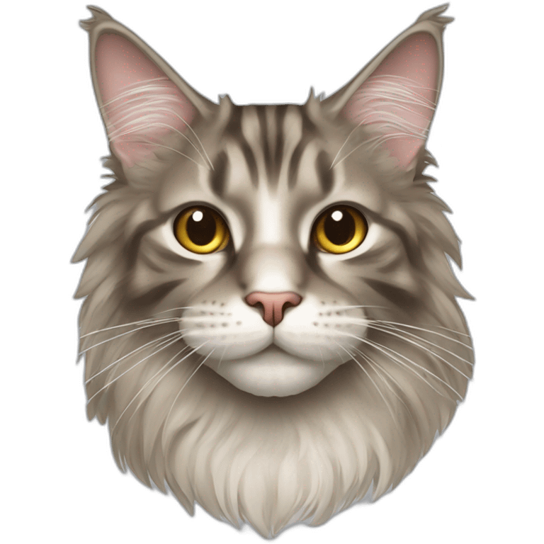 Maine coon cat emoji