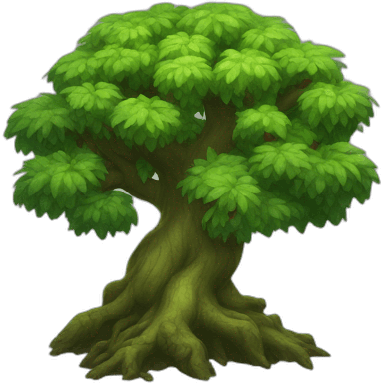 The mana tree emoji