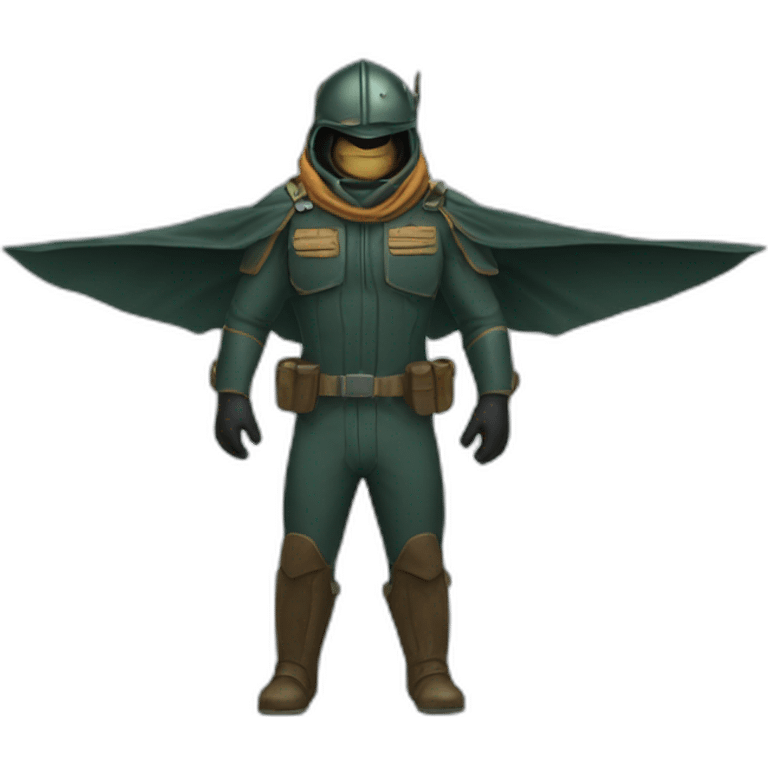 helldiver with cape emoji