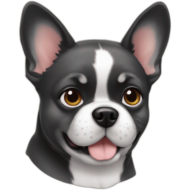 Pomsky-french bulldog emoji