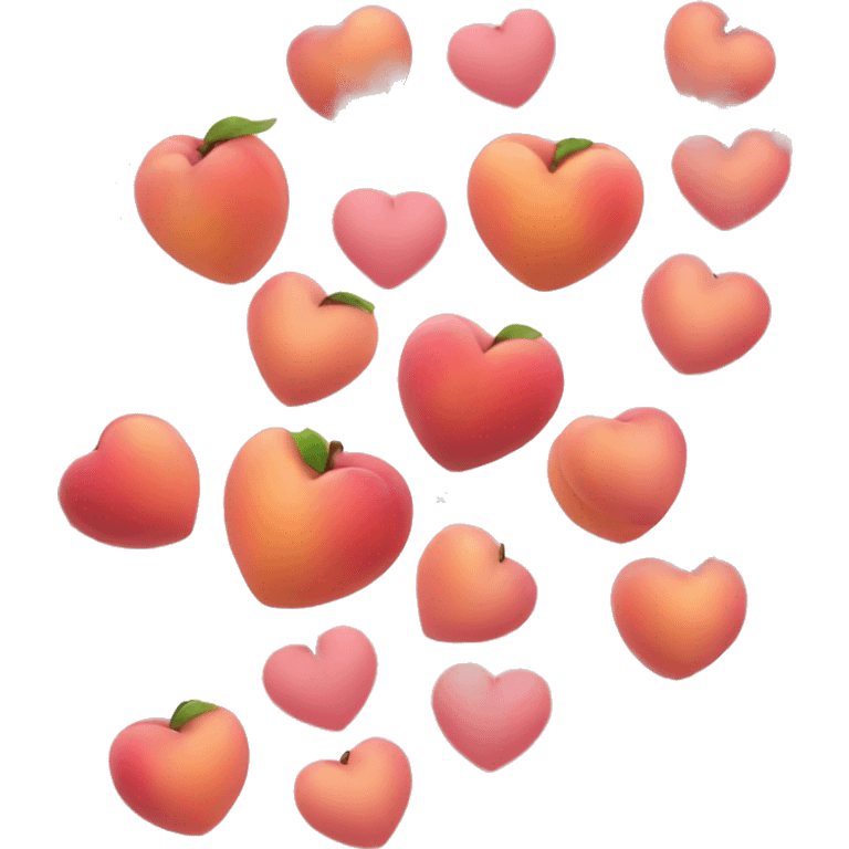 pink peach heart emoji