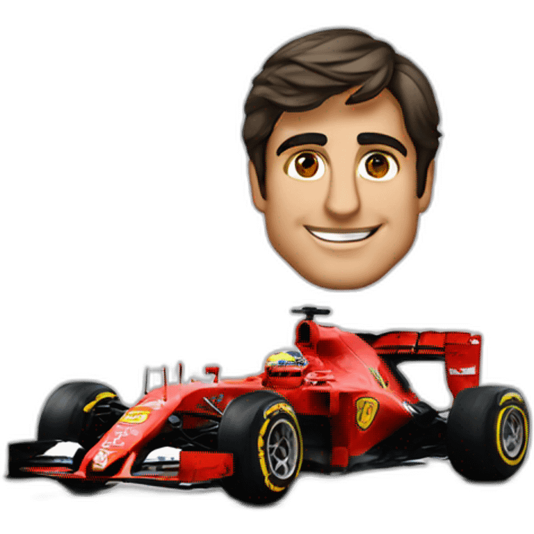 carlos sainz junior ferrari emoji