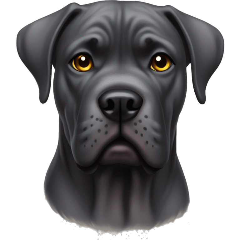 Cane corso named tikka emoji