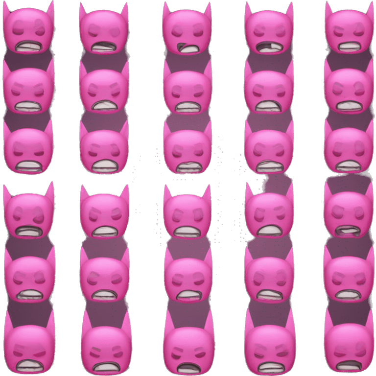 Pink Batman  emoji