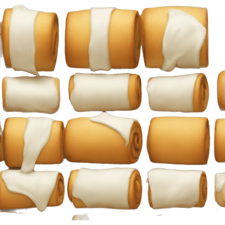 roll is full of cream emoji