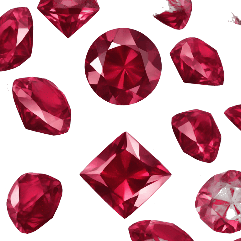 Ruby red diamond emoji