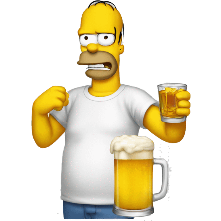 Homer drank emoji