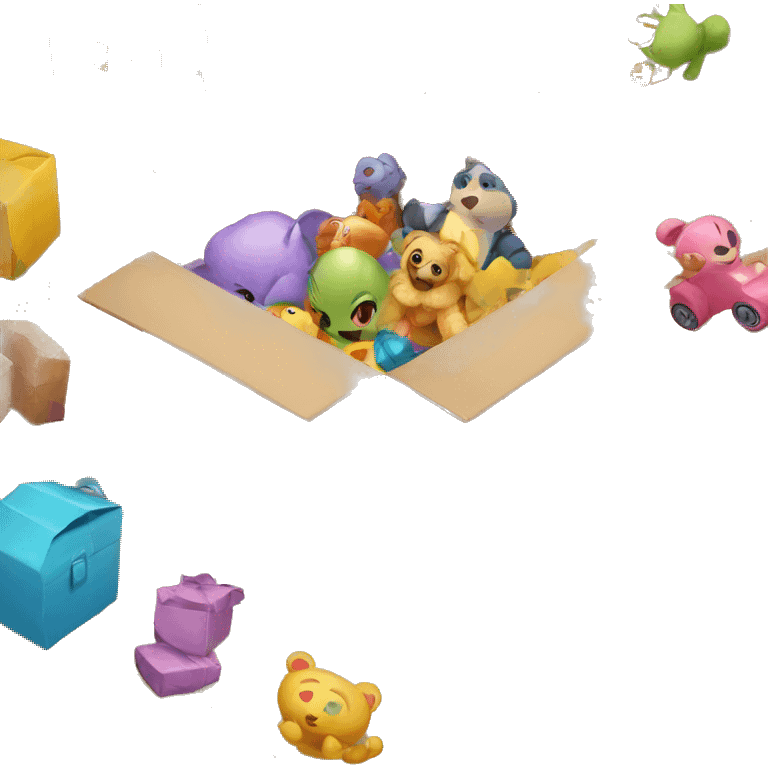 box full of toys emoji