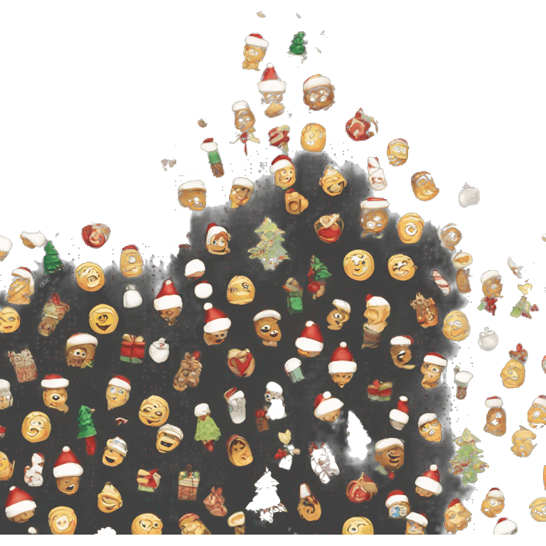 Modern Christmas emoji