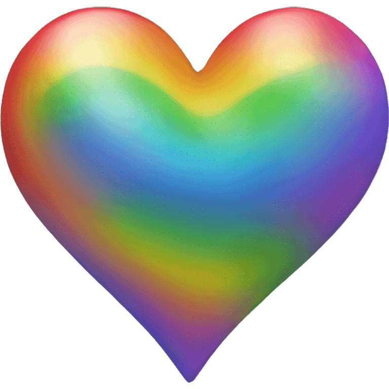 Rainbow heart  emoji