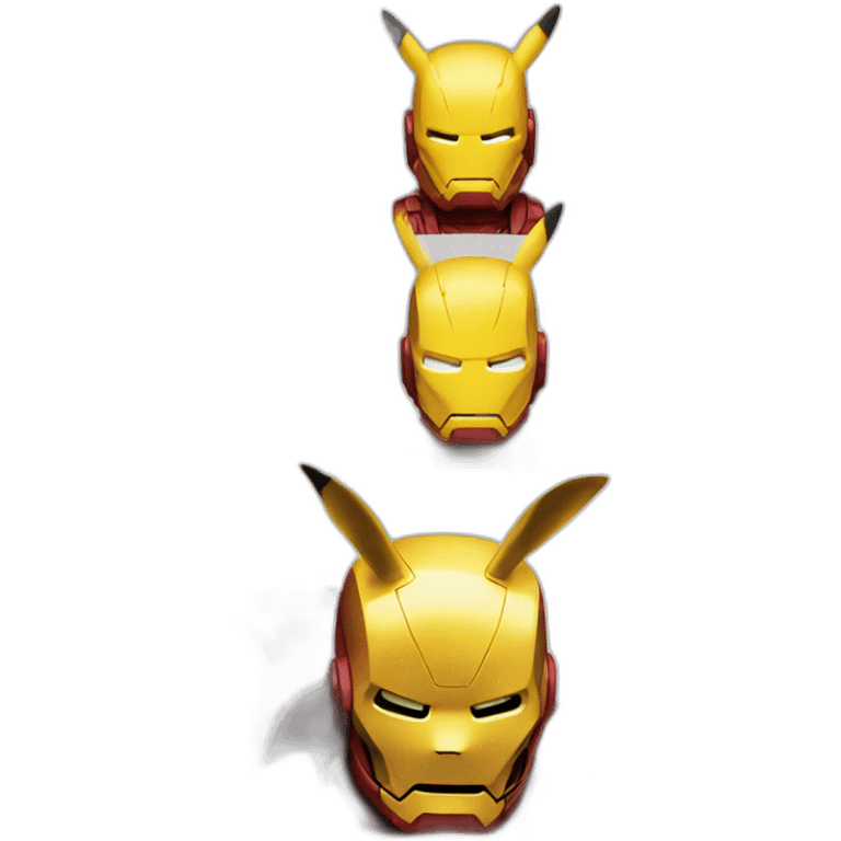 Iron man end pikachu emoji