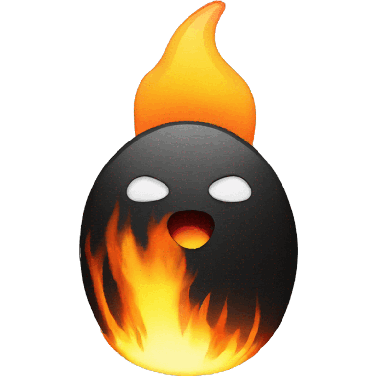 Linux on fire emoji