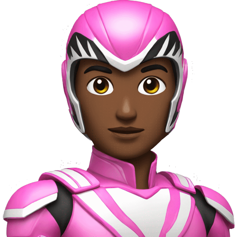 Pink power ranger emoji