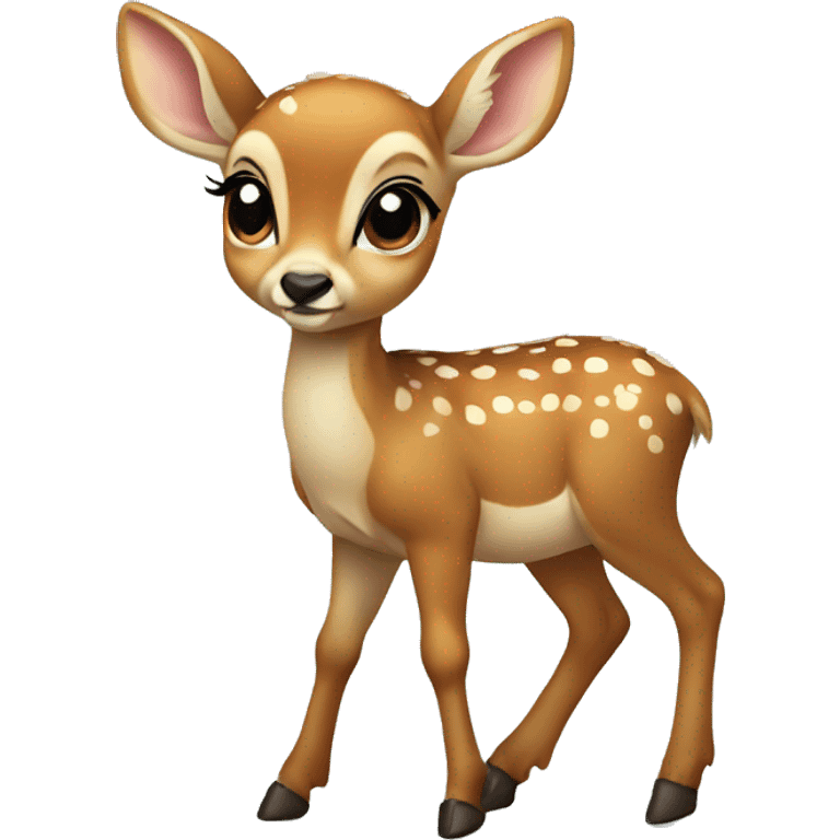 Baby deer standing  emoji