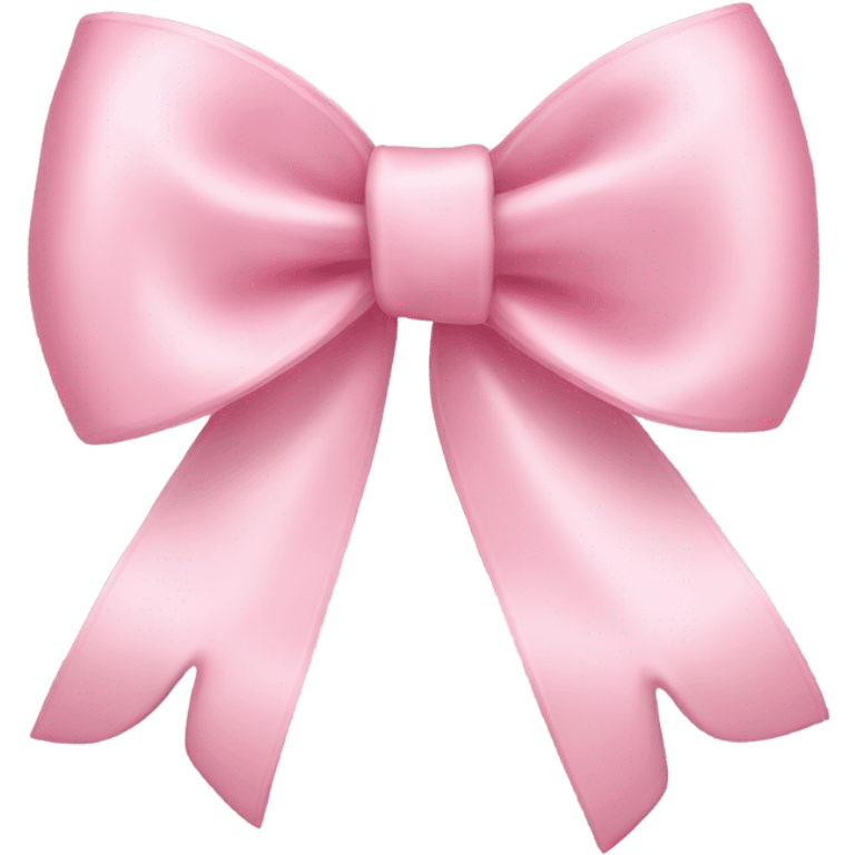 light pink ribbon bow emoji