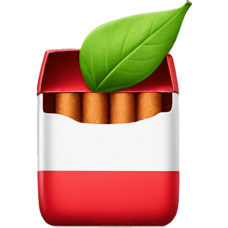 Cherry red cigarettes emoji