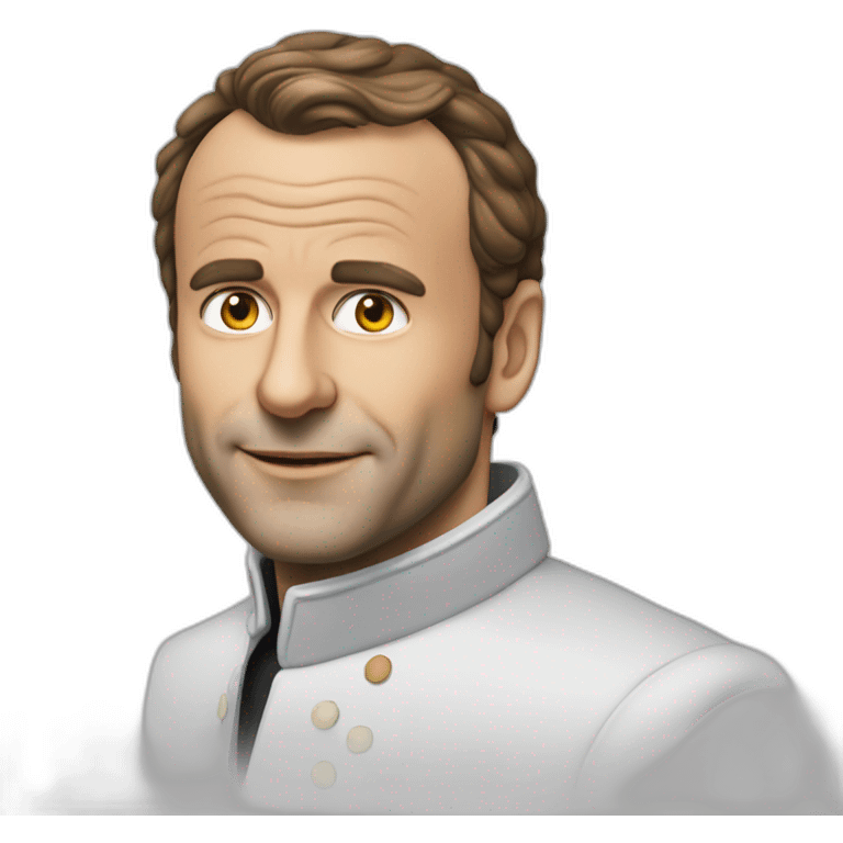 Macron sur jean du jardin  emoji