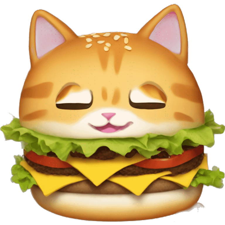 BURGER CAT emoji