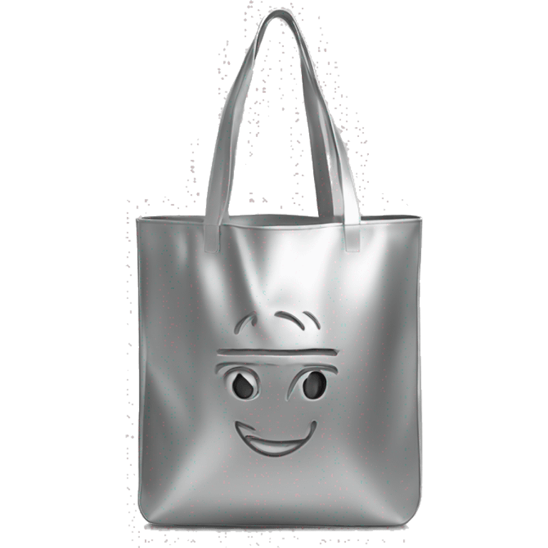 Silver tote bag with StandOil written on it emoji