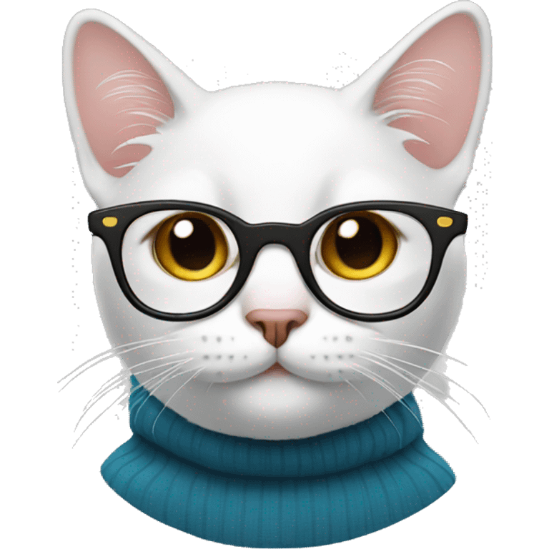 cat with glasses emoji