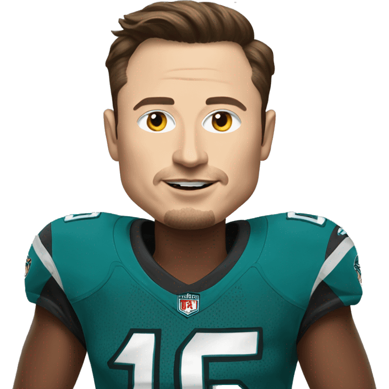 Elon musk in jaguars jersey emoji