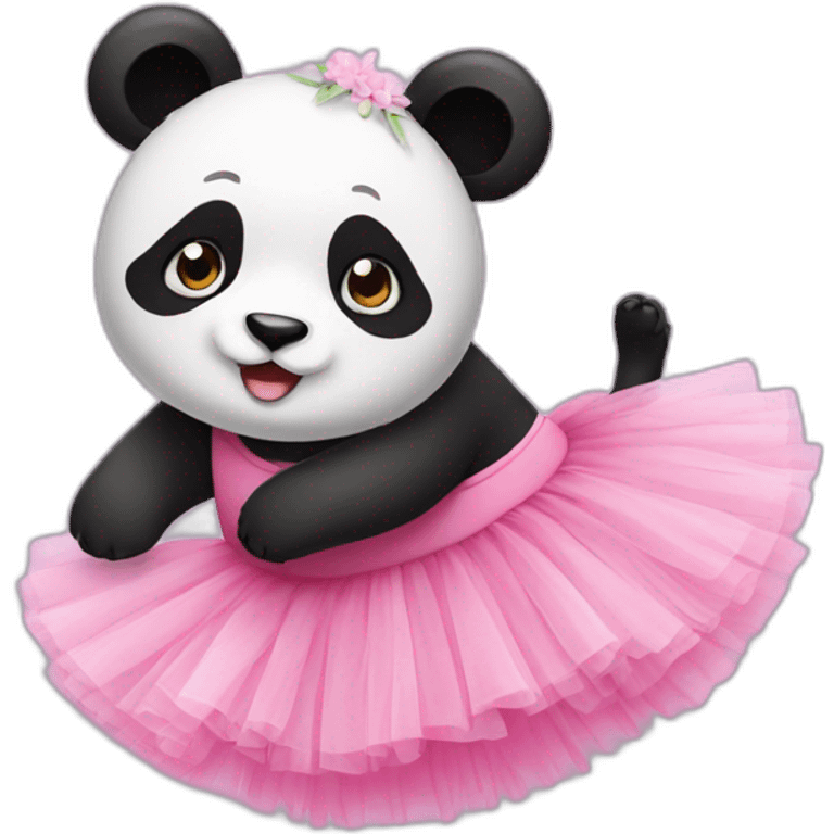 panda en tutu emoji