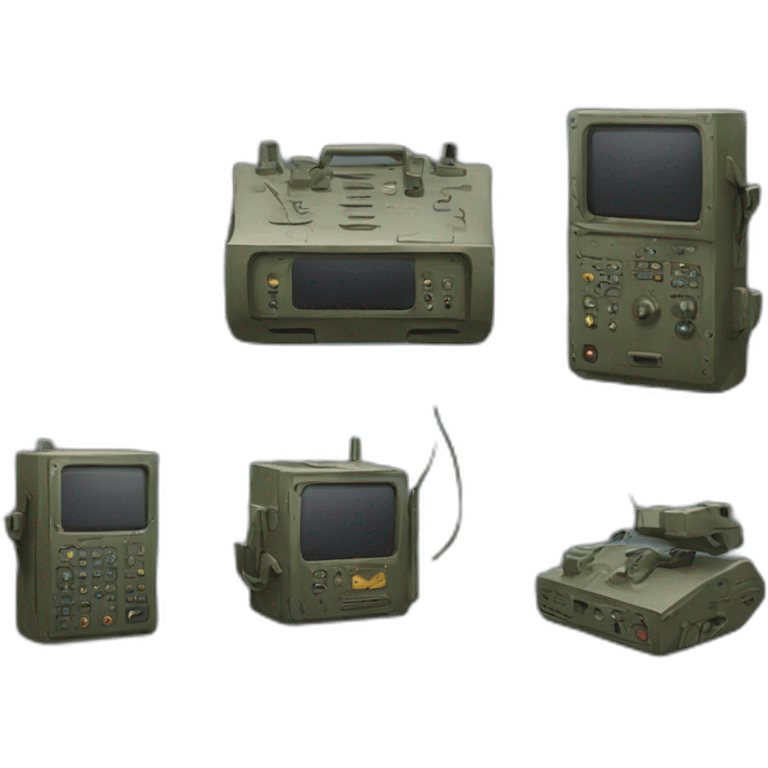 military communication equipment emoji